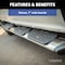 Luverne Regal 7 Polished Stainless 125 Oval W2W Steps Select Ford F250 F350 F450 477125-401733 - alternate 8
